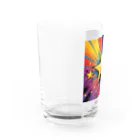 MOCHIDUKI商店のアメコミ風スター Water Glass :left