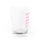 瀬谷なび ショップのもっとローカル(ピンク) Water Glass :left