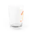 ニャン丸の火の世界に生まれたドラゴン Water Glass :left