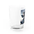 ヨーカズのバイク女子 Water Glass :left