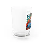 北摂のひとのスーパー猫 Water Glass :left