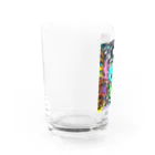 Ａ’ｚｗｏｒｋＳの宇宙人類皆兄弟 VERTICAL Water Glass :left