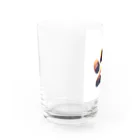 ニャン丸の猫の肉球ニャンポイント Water Glass :left