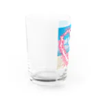 Shironekokuuのイルカくん Water Glass :left