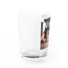 LoraCafeの見つめてBarry Water Glass :left