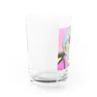 みんとの陽気なサングラスおじさん Water Glass :left