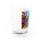 Ａ’ｚｗｏｒｋＳの宇宙人類皆兄弟 HORIZONTAL Water Glass :left
