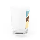 AQUAMETAVERSEの箱からのぞいている子猫　ラフルール　1859 Water Glass :left