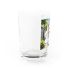 tagamiya7の可愛く別れを告げるポメチワ Water Glass :left