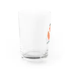 medaka-gakkouのいわきメダカの学校ロゴグッズ Water Glass :left