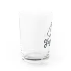 八木観光農園グッズストア🐐のやぎ家のやぎさん Water Glass :left