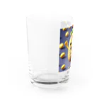 くまくまの踊るじゃがいも Water Glass :left