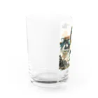 ヨーカズのバイク女子サキ Water Glass :left