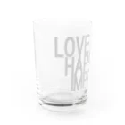 ainarukokoroの愛　幸せ　感動　love　happy　impressed Water Glass :left