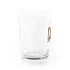 動物の花園　猫メロンのわんわんブ〜 Water Glass :left