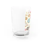 パキュラSHOPのドーナツ、時々ネコドーナツ Water Glass :left