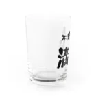 ニゴ猫　shopの言葉　不安要素満載 Water Glass :left