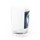 たんたん狸の不気味で可愛い森の不気味で可愛い犬001 Water Glass :left