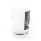 cotaro_worksのドラゴン 鉛筆画03 Water Glass :left