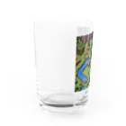 レトロゲームイラストのレトロゲードット絵ファミコン4 Water Glass :left