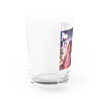 ウエディング♡カップルグッズのピクサー風カップル Water Glass :left