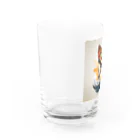 チワワ愛好家ショップのペット愛好家にぴったりのアート作品✨ Water Glass :left