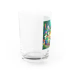 kerokero4216のケロチャンファミリー Water Glass :left