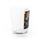 fumi_sportsの絵画人、ゴリラ Water Glass :left