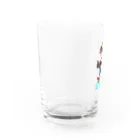 kazu_gのスケボーのない人生なんて!(パンダ)濃色用 Water Glass :left