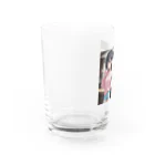 AIデザインちゃんの酒豪AIちゃん　ロリ系女子のワイン愛好家 Water Glass :left