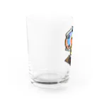 Tetsutaro Andoの蓄音機から飛び出るナマズ君 Water Glass :left