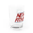 nex-usfitness武蔵浦和のネクサスフィットネス武蔵浦和のロゴグッズ Water Glass :left