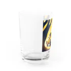 雑貨屋猫布団の黄色の外車 Water Glass :left