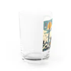 momonekokoのワイルドな虎 Water Glass :left