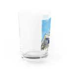 ピヨるっちの【浜松城】フォトアート Water Glass :left