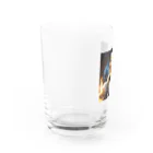 Sawadadaの金色もふもふ Water Glass :left