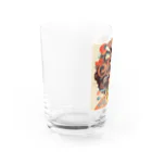 Grazing Wombatのfunky Lady 60's style Water Glass :left