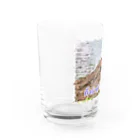 もふもふポメ　のタイのミズオオトカゲ Water Glass :left