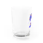 しぜんとあそんでるのの舞妓さん　青 Water Glass :left