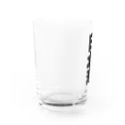 お絵かき屋さんの「日本酒」の赤ちょうちんの文字 Water Glass :left
