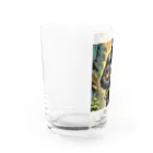 yukiyuki_campの優しく守る愛情溢れる母ゴリラ Water Glass :left