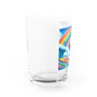 キューピットのアロハワンコ Water Glass :left
