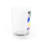 jumpyの好きなものたちのカラフルな形 Water Glass :left