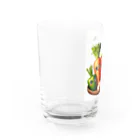 koumeiのベジタらぶ Water Glass :left