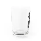 お絵かき屋さんの「そば」の赤ちょうちんの文字 Water Glass :left