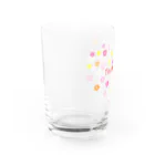 ainarukokoroのありがとう　感謝　Thank you プレゼント　かわいい　ハート Water Glass :left