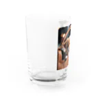 hanako_nono21のバッグに入った犬 Water Glass :left