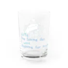 itsuto-こねこしょうしょうめんへらの「ぷれぜんとを買いにきた」＋英文 Water Glass :left