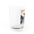 Pixel Art Goodsの厳島神社（pixel art） Water Glass :left