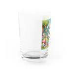 denyo dreamのウサギのアマリリス Water Glass :left